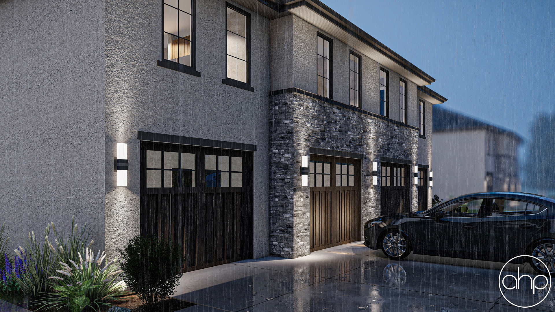 2 Story Multi-Family Mediterranean House Plan | Krueger