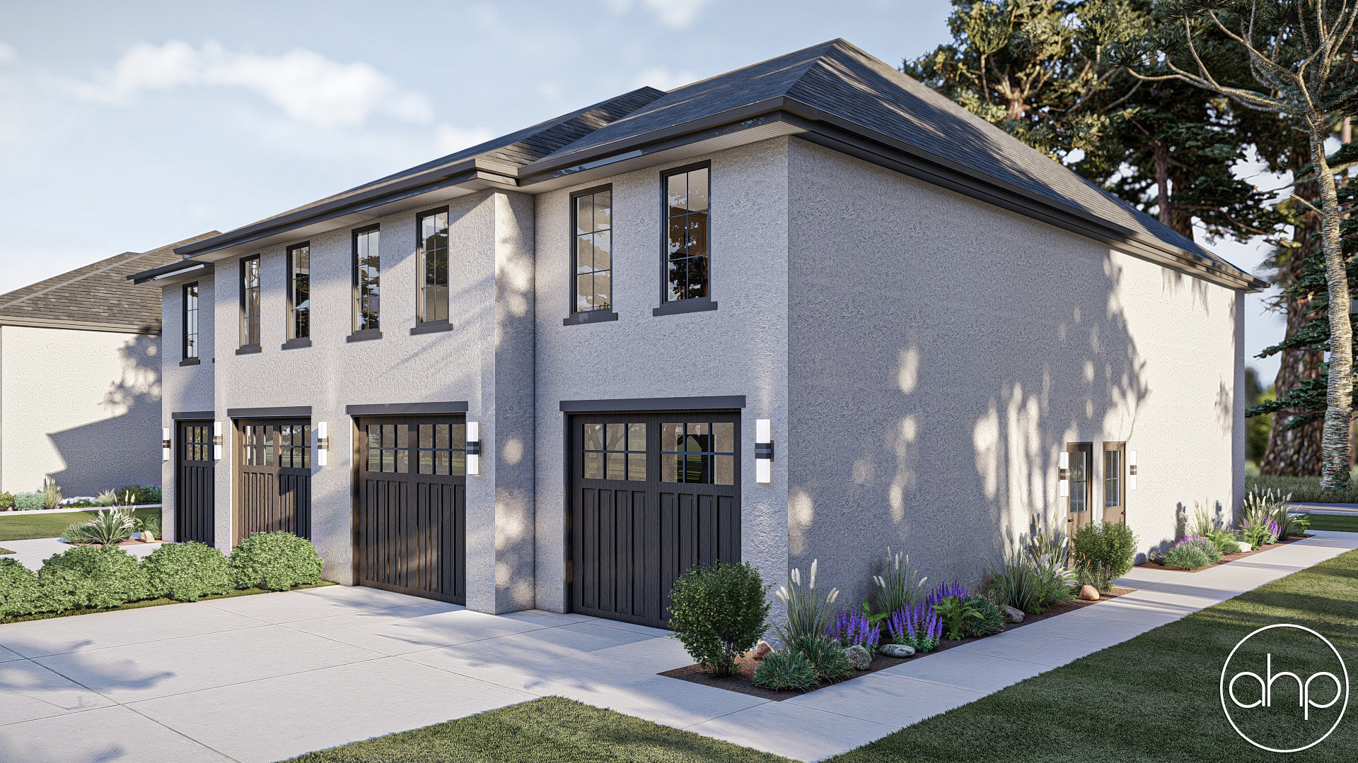 2 Story Multi-Family Mediterranean House Plan | Krueger