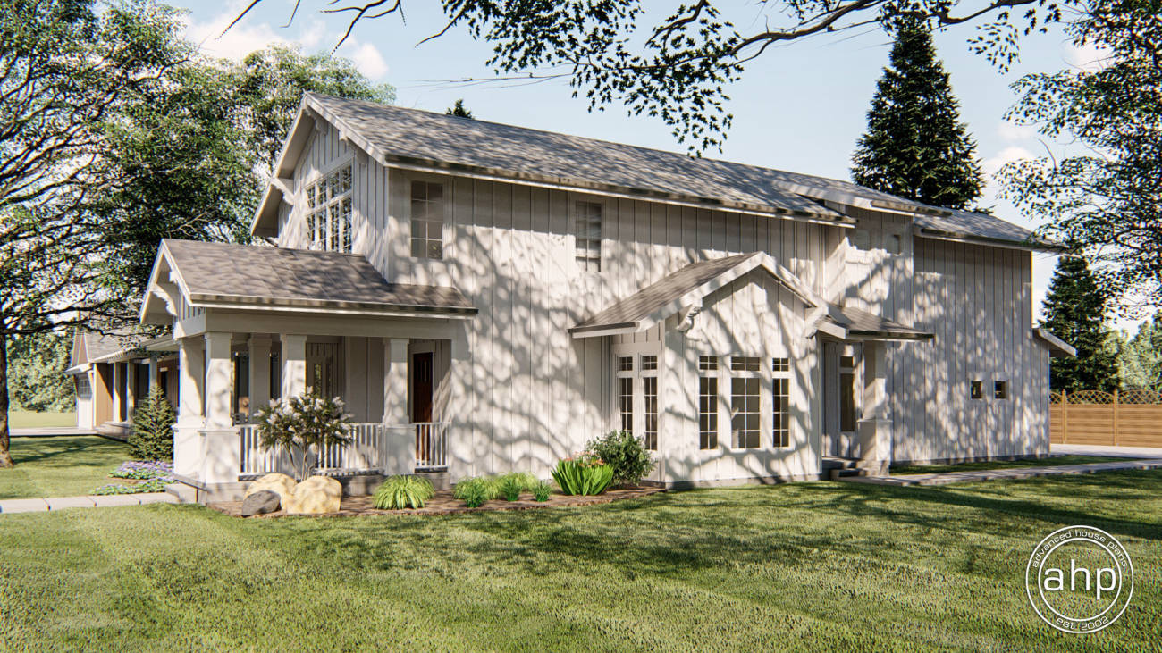 2 Story Craftsman House Plan | Westwood Cottage