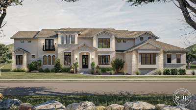 1.5 Story Mediterranean House plans | Maplewood