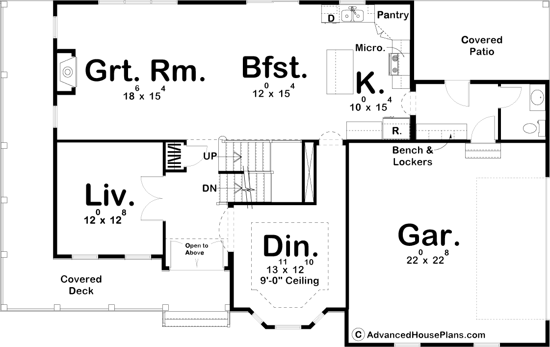 2 Story Traditional House Plan | Johnson Farm