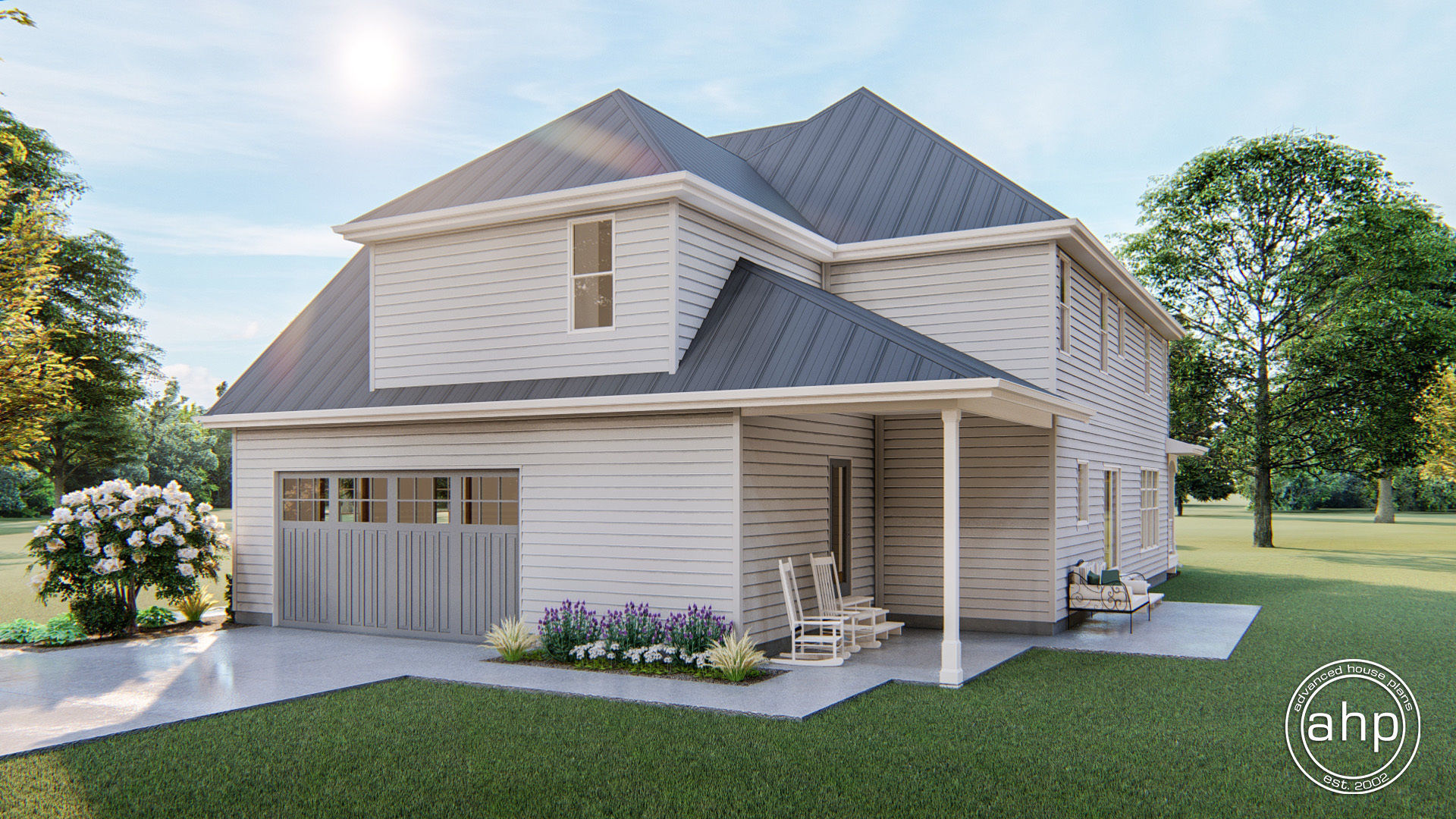 2 Story Traditional House Plan | Johnson Farm