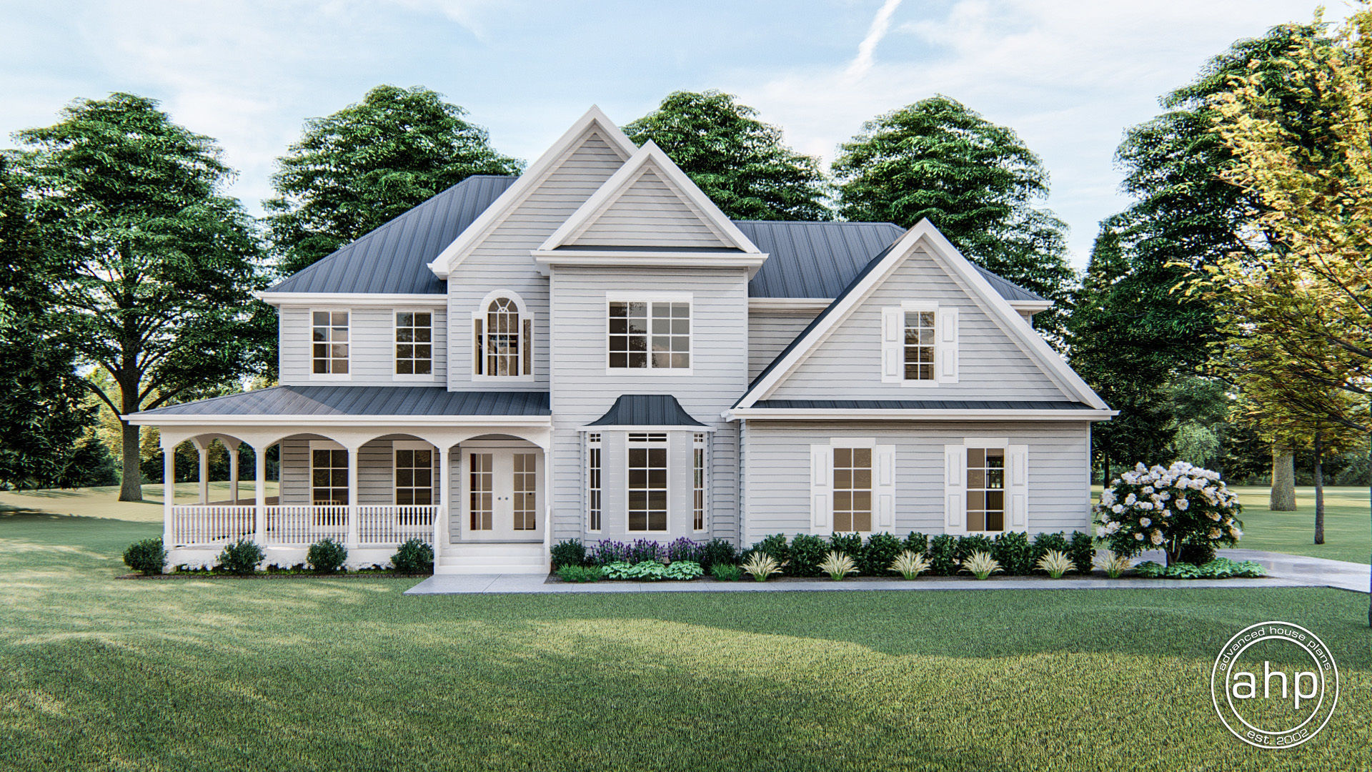 2 Story Traditional House Plan | Johnson Farm