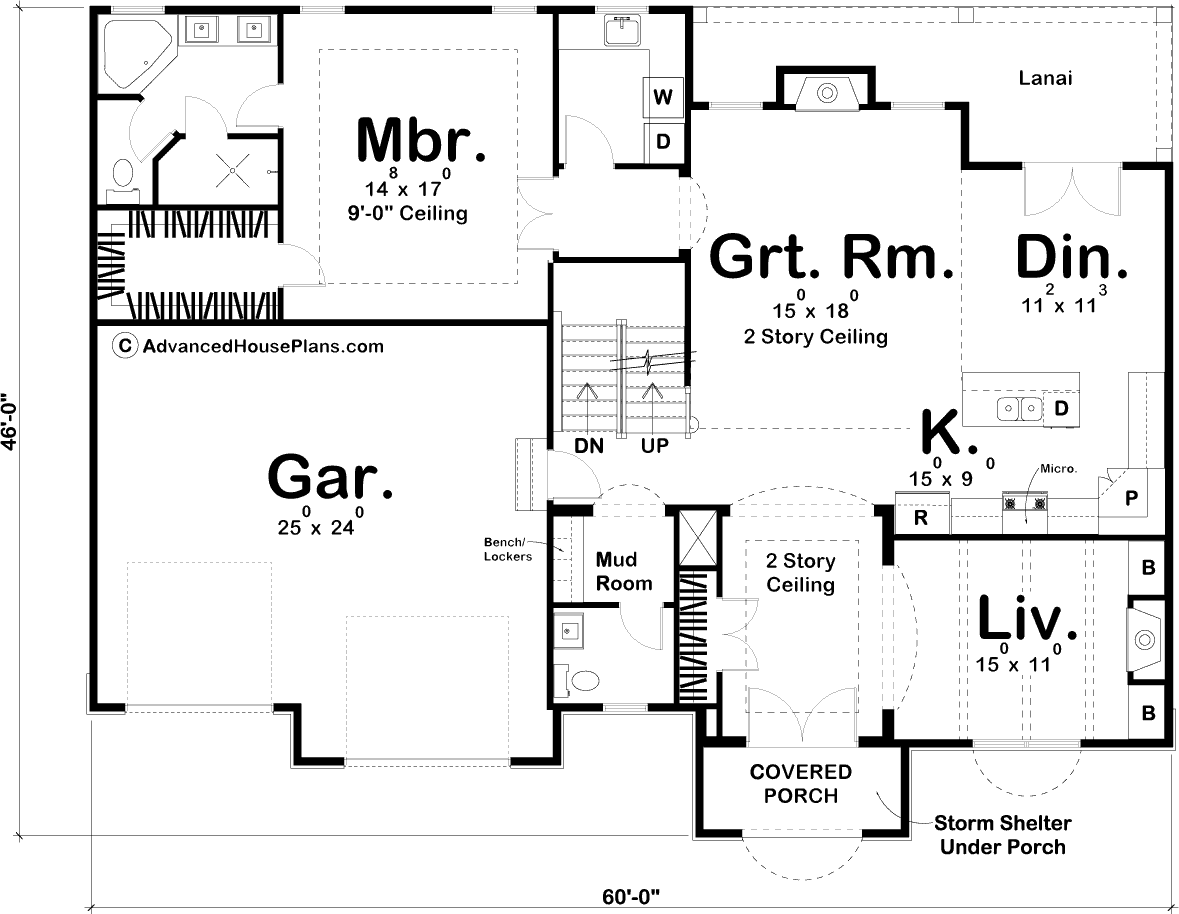 1.5 Story Mediterranean House Plan | Faith Jueen