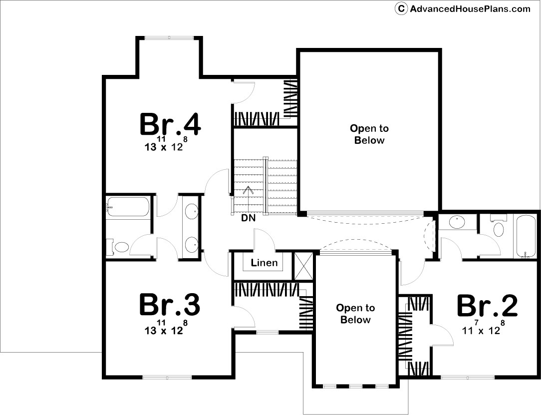 1.5 Story Mediterranean House Plan | Faith Jueen
