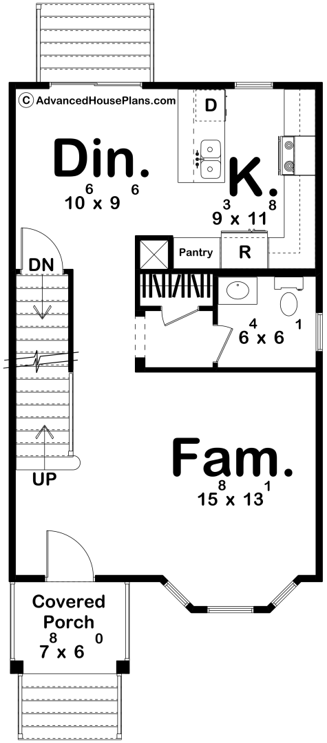 2 Story Victorian House Plan | Mclaren