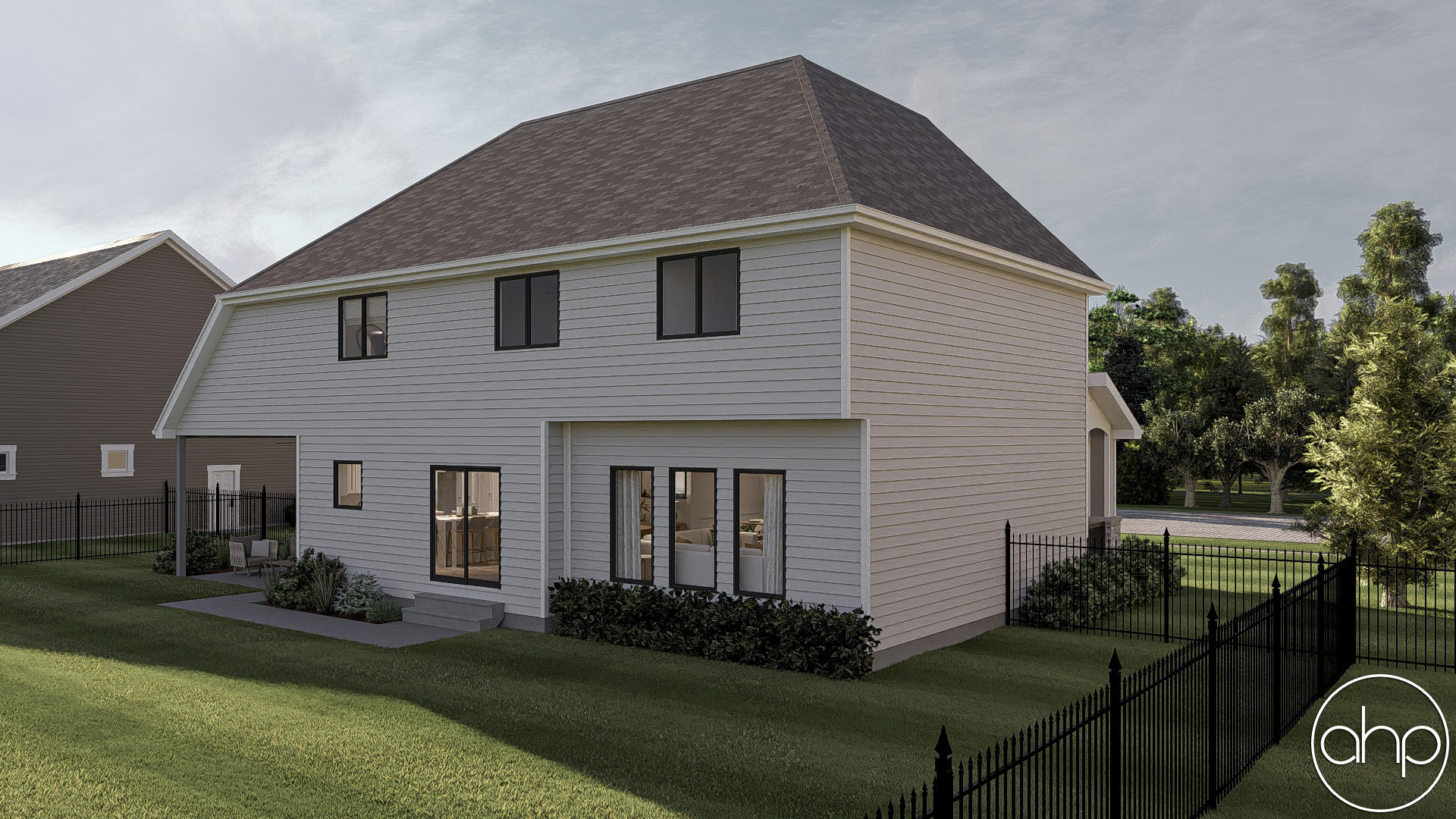 2 Story Traditional House Plan | Hartmann