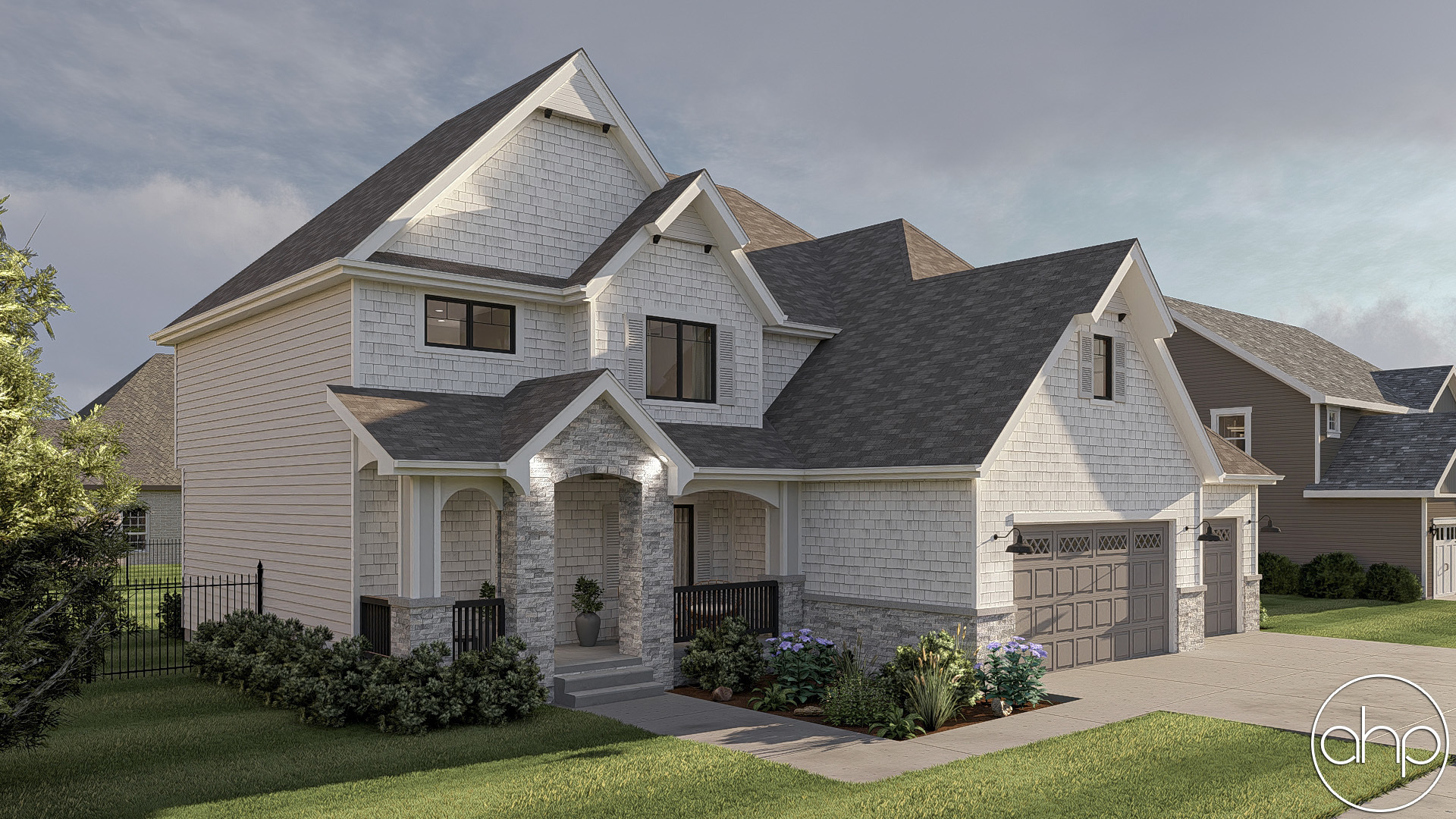2 Story Traditional House Plan | Hartmann