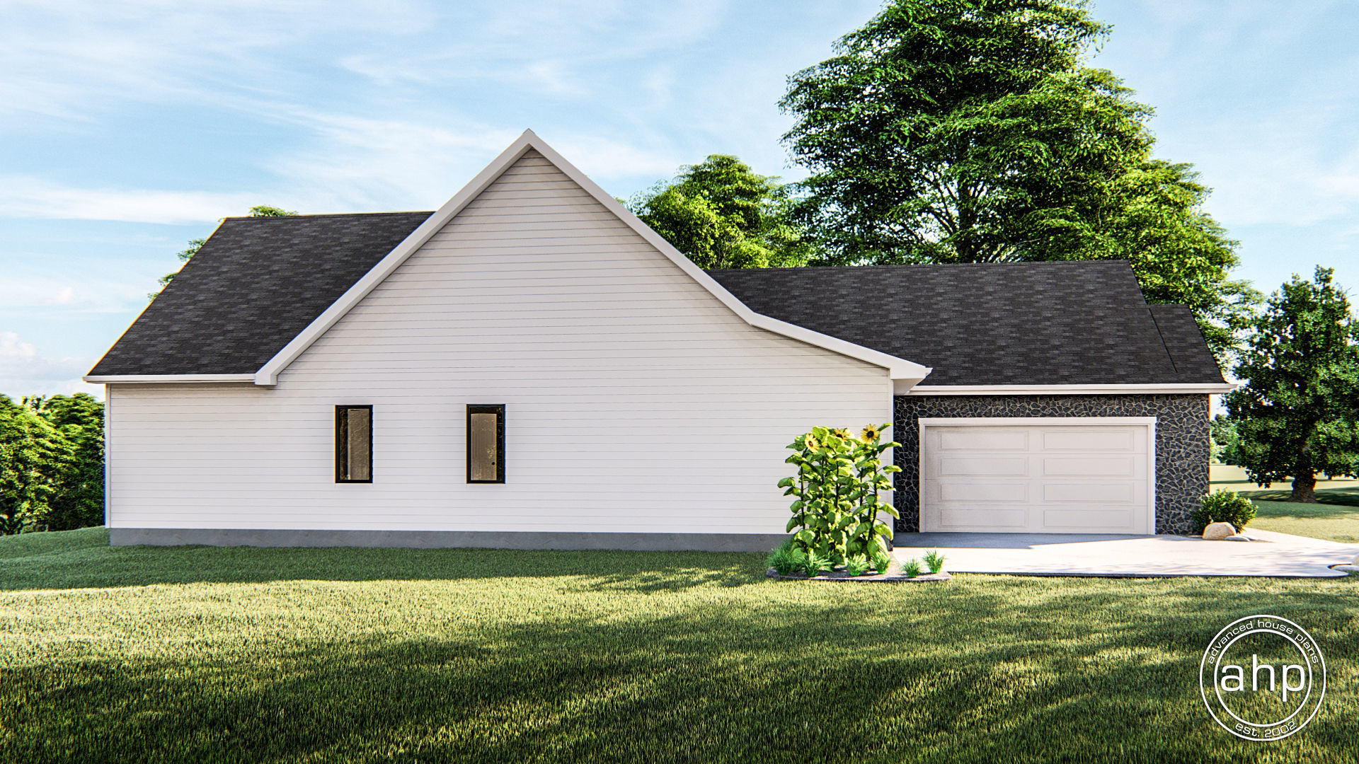 1 Story Farmhouse House Plan | Fair Acres