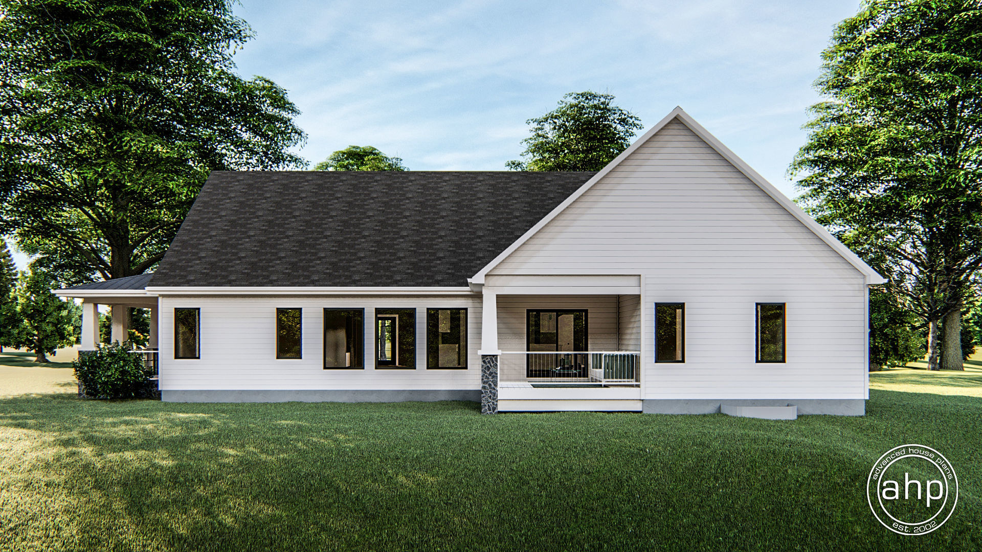 1 Story Farmhouse House Plan | Fair Acres