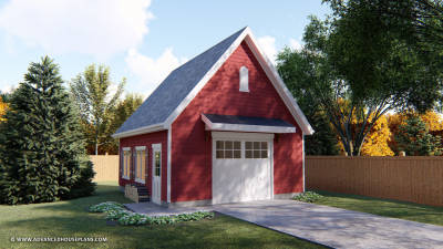 Traditional Garage Plan | Huttman