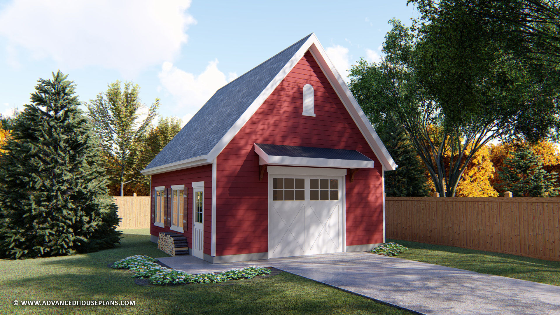 Traditional Garage Plan | Huttman