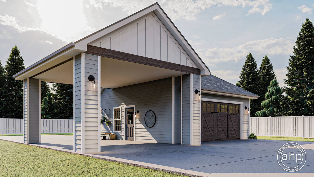 Traditional Style Specialty Garage Plan | Kush