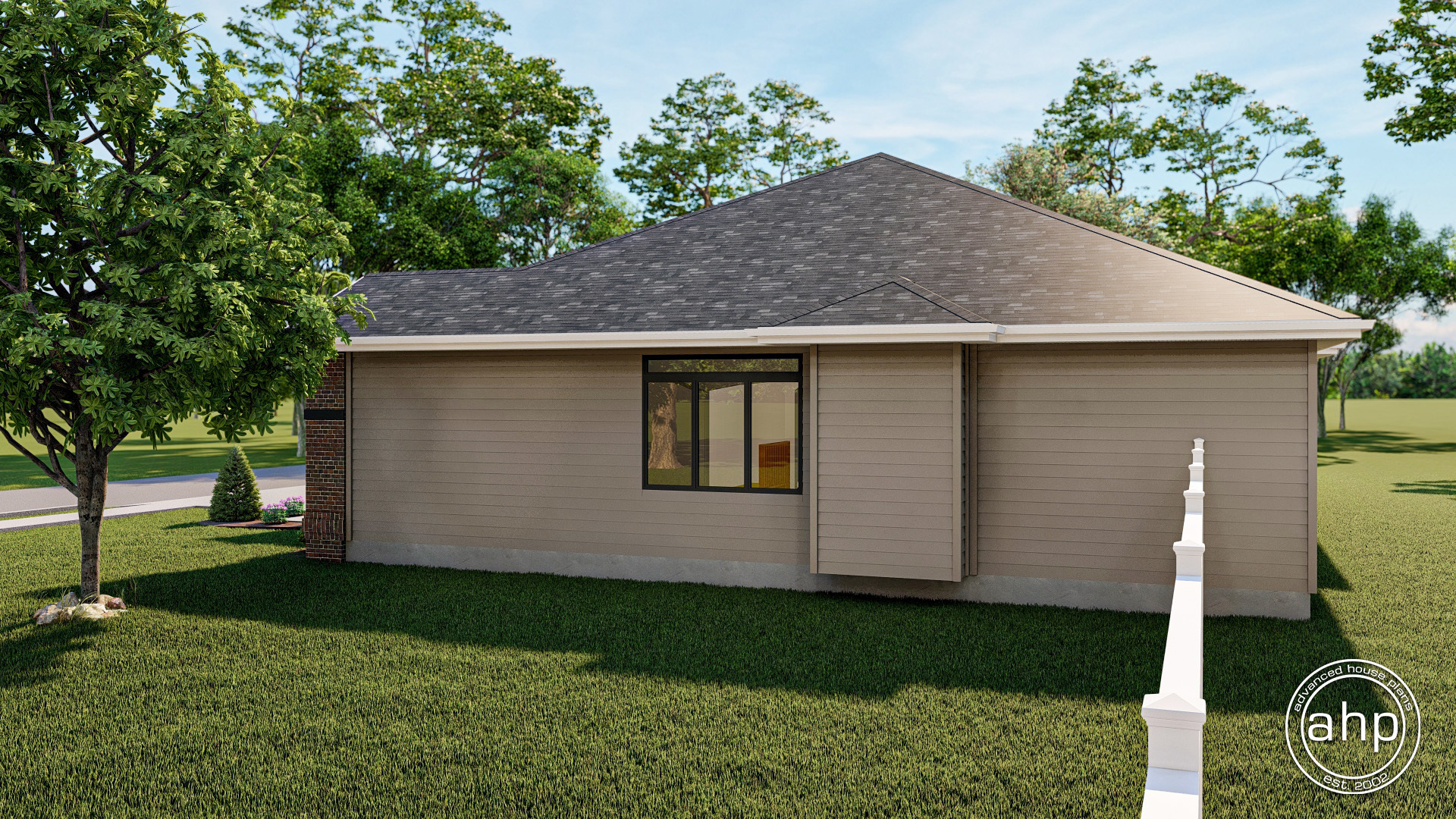 1 Story Multi-Family Traditional House Plan | Dalton