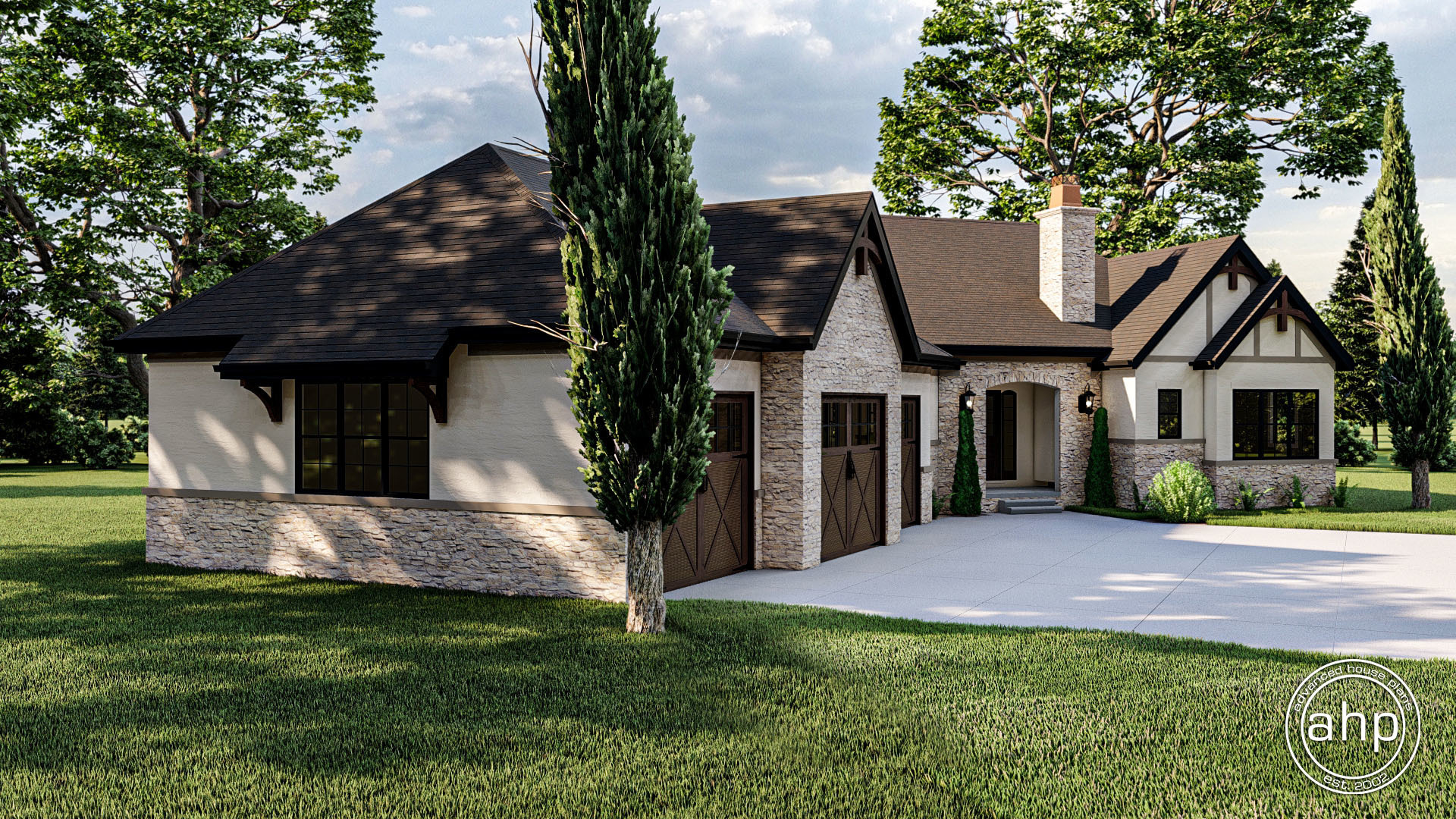 1 Story Craftsman House Plan | Foxborough