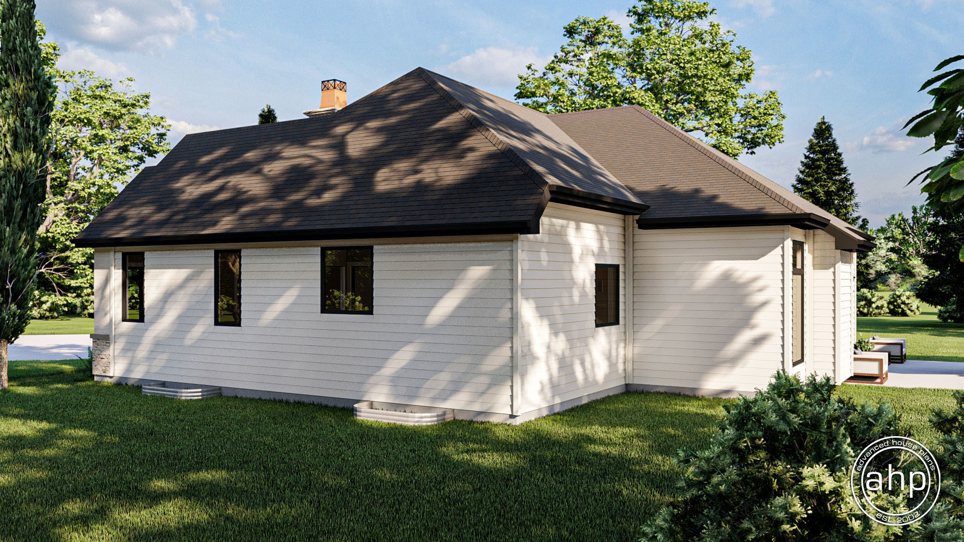 1 Story Craftsman House Plan | Foxborough