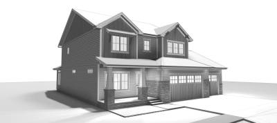 2 Story Craftsman Style Plan | Huber