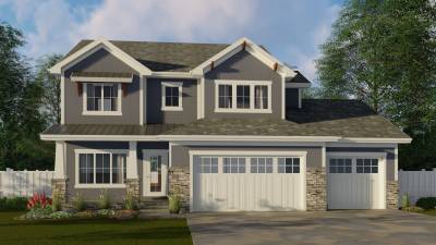 2 Story Craftsman Style Plan | Huber