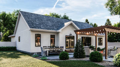 1 Story Modern Farmhouse Plan | Brenna