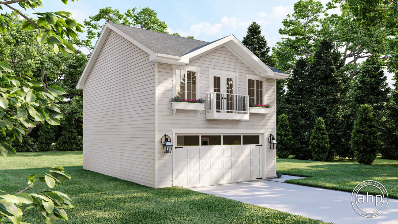 Traditional Style Loft Garage Plan | Owens