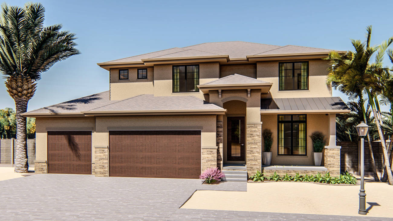 2 Story Mediterranean House Plan | Captiva