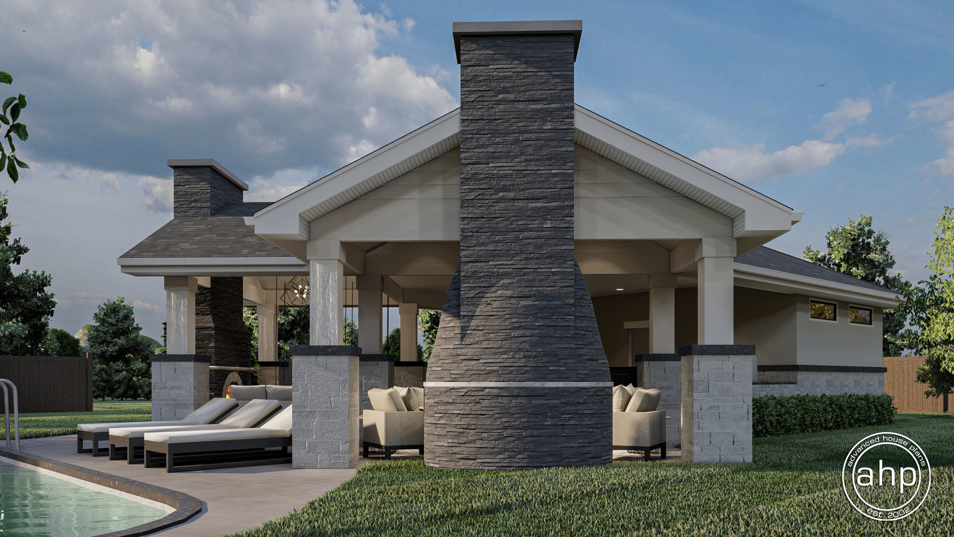 Pool House Plan | Havana