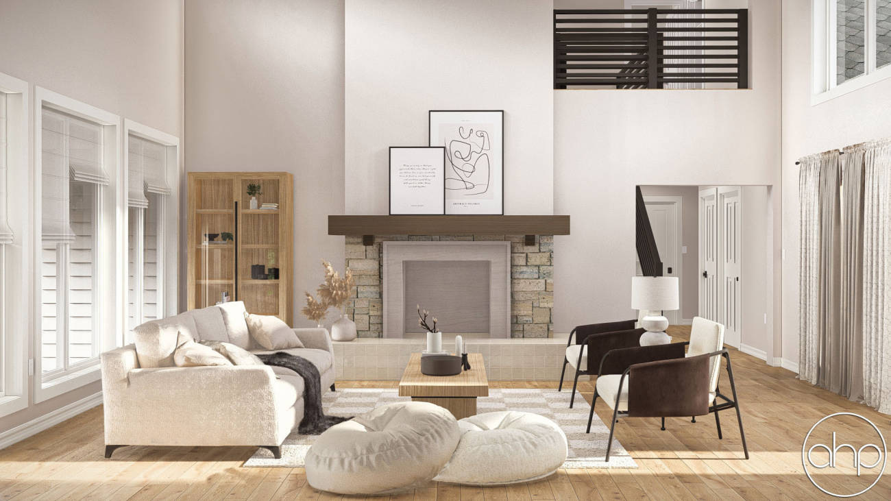 1.5 Story Craftsman House Plan | White Rock