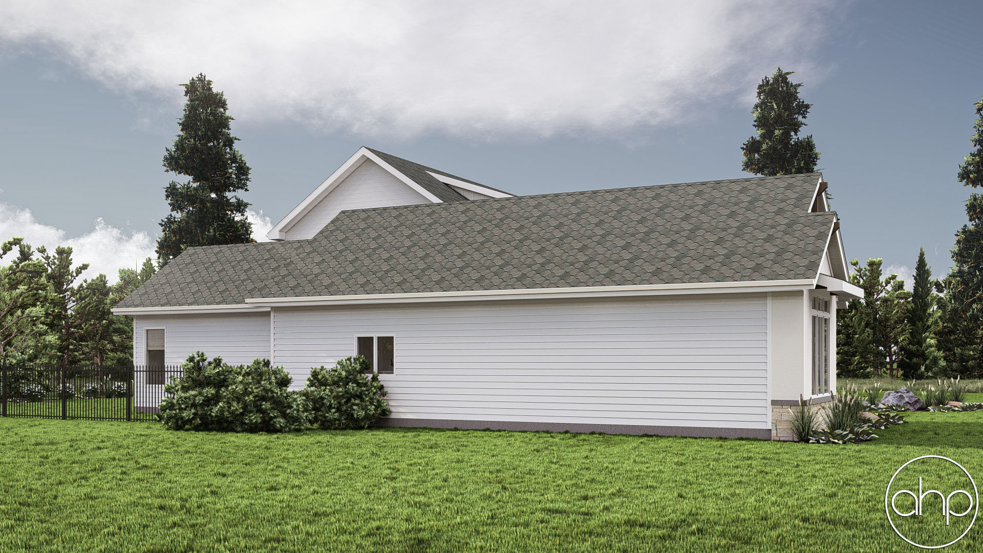 1.5 Story Craftsman House Plan | White Rock