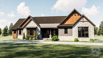 1 Story Craftsman House Plan | Fire Ridge