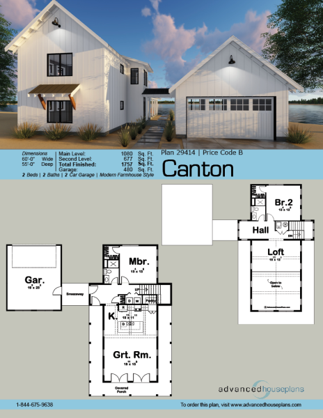 story modern farmhouse house plan | canton story modern farmhouse house plan | canton