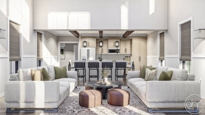 1.5 Story Modern Farmhouse House Plan | Canton