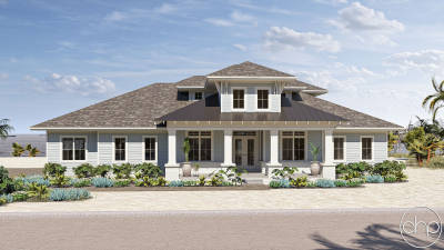 1.5 Story Coastal Cottage House Plan