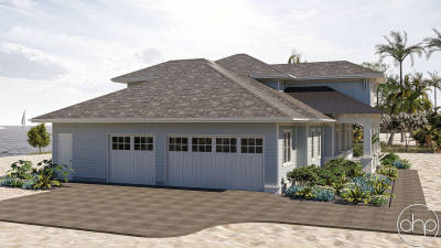 1.5 Story Coastal Cottage House Plan