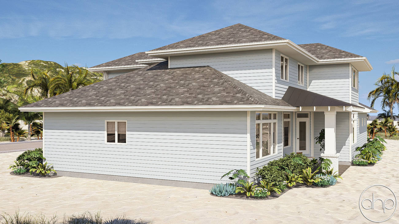 1.5 Story Coastal Cottage House Plan