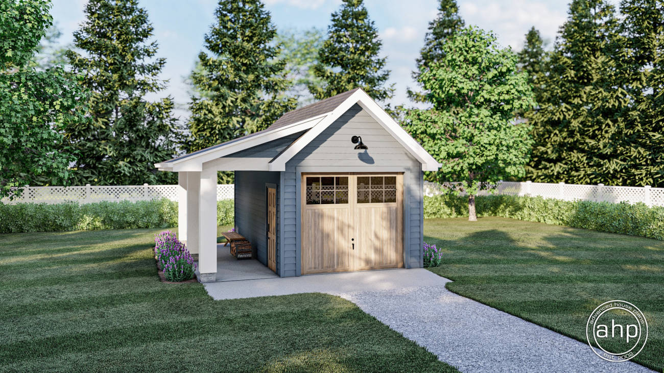 1 Car Garage Plan | Foltz