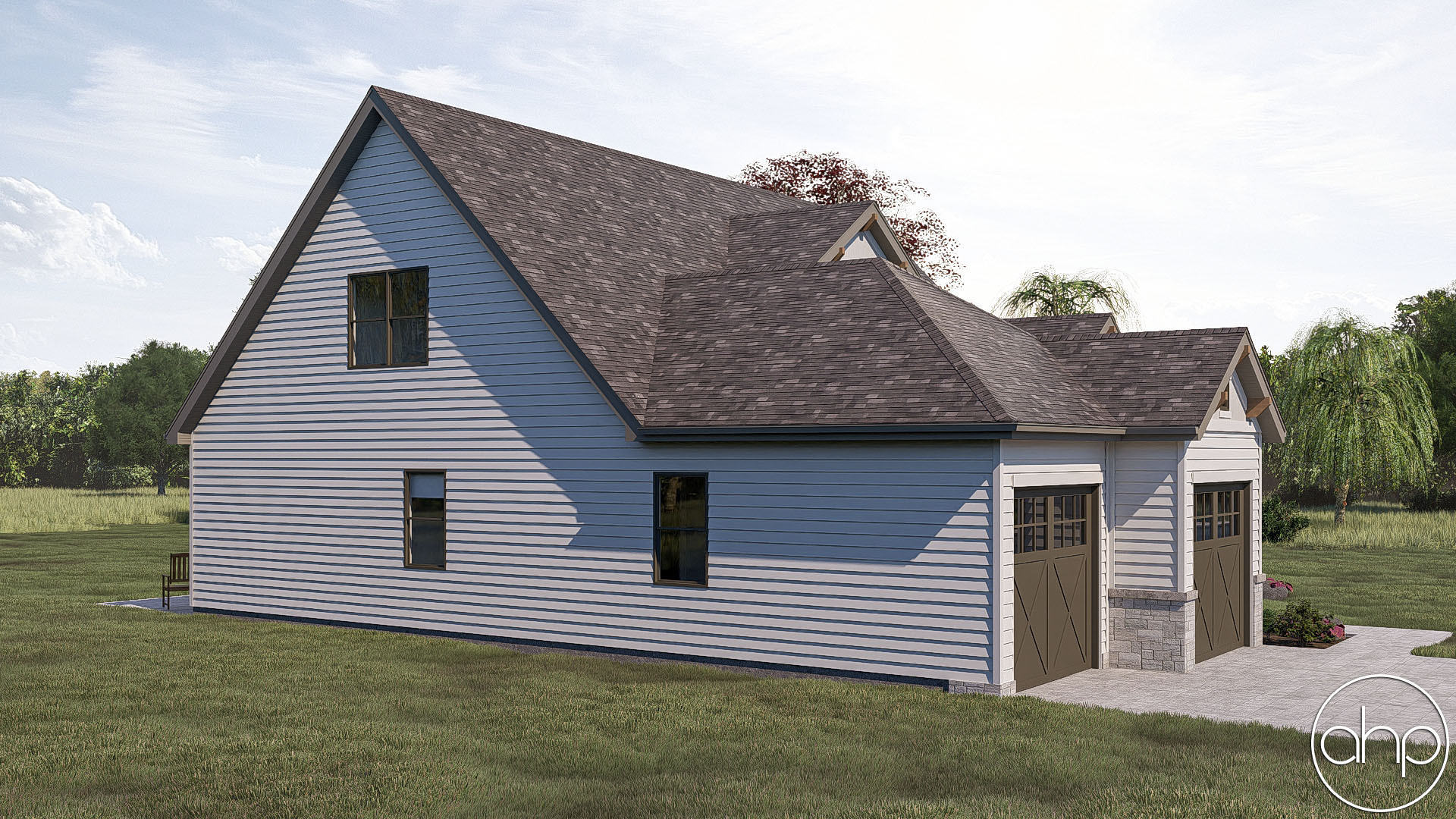 1.5 Story Craftsman House Plan | Simpson