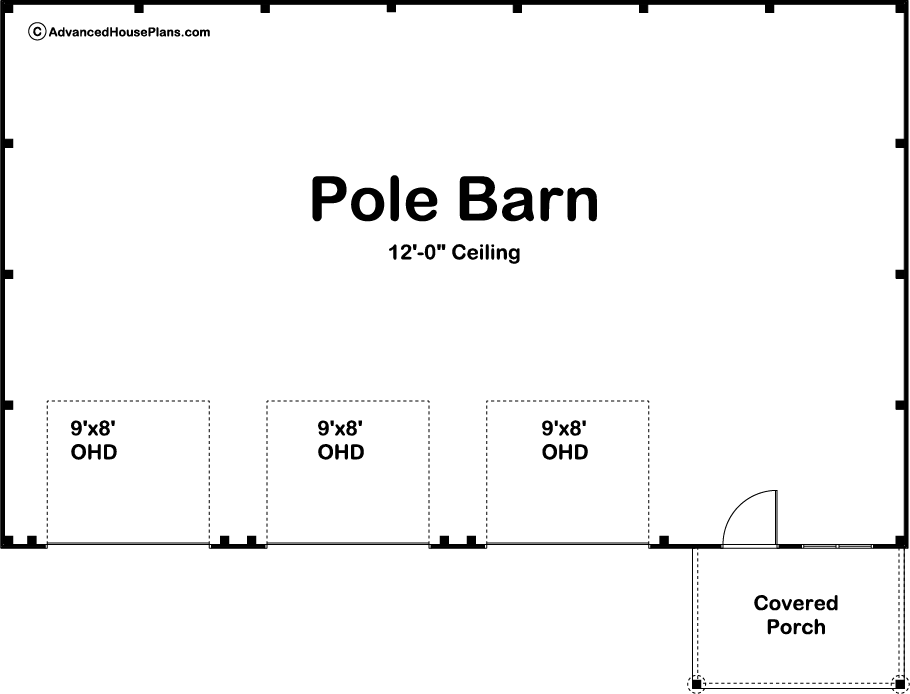 Pole Barn/Post Frame Plan | Grant
