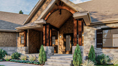 1 Story Craftsman House Plan | Manchester