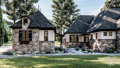 1 Story French Country House Plan | Chambers Bay