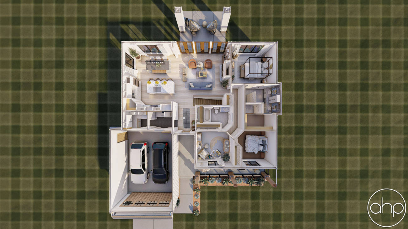 Allan Modern Farmhouse Floor Plans European Style House Plan 4 Beds