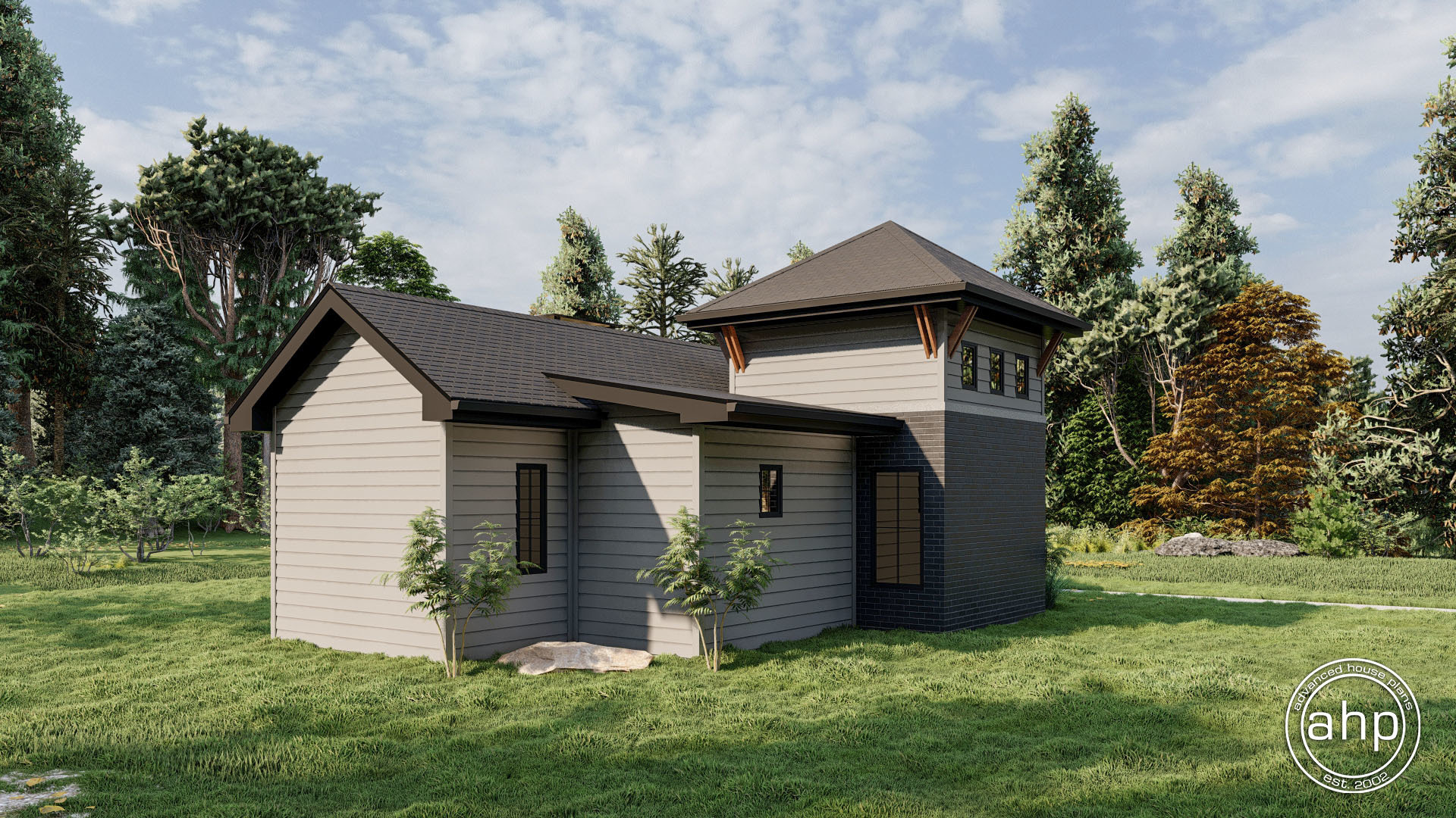Craftsman Style Cabin Plan | Cotton Creek