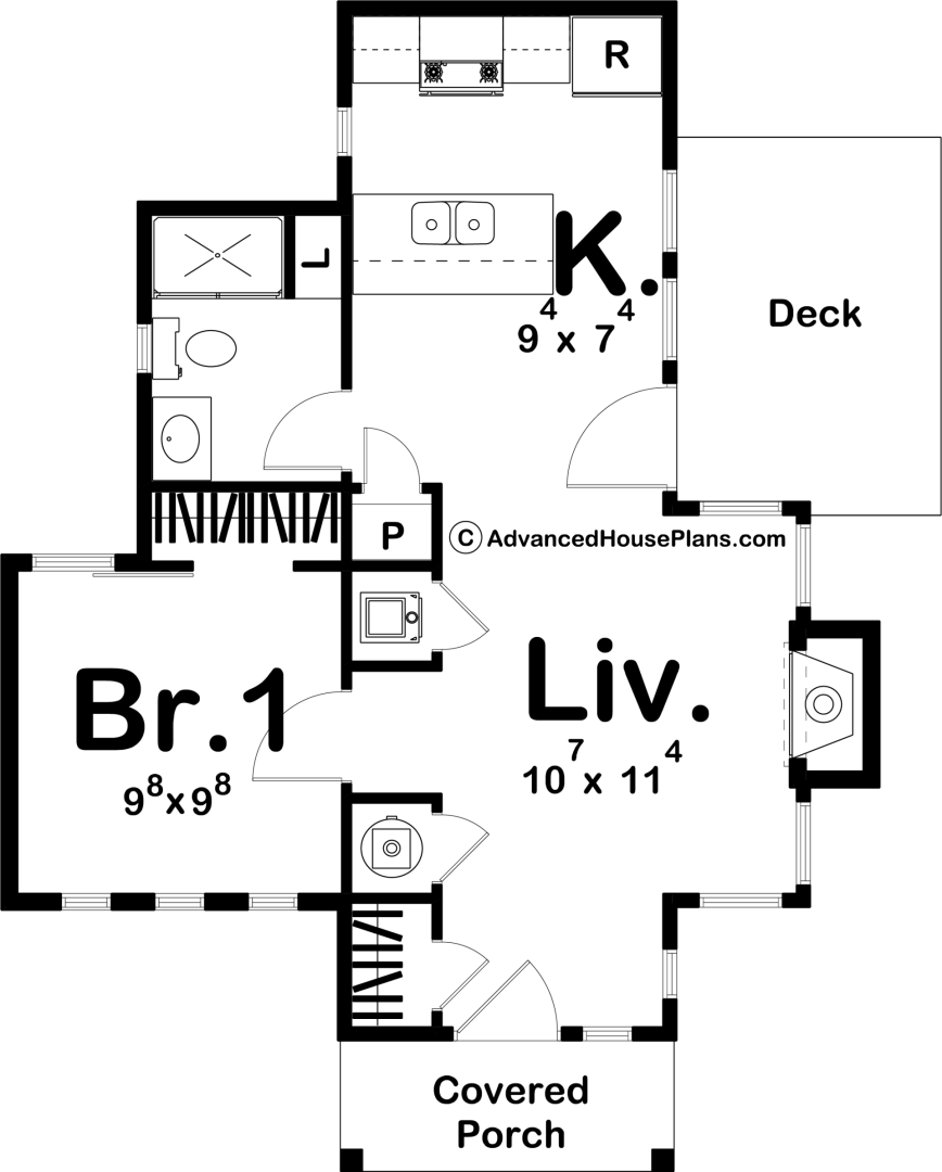 Craftsman Style Cabin Plan | Cotton Creek