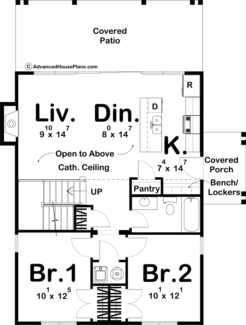 Cottage Style Cabin Plan | Minnetonka
