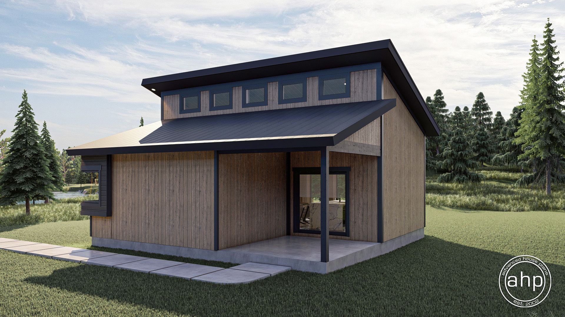Modern Style Cabin Plan | Rustler
