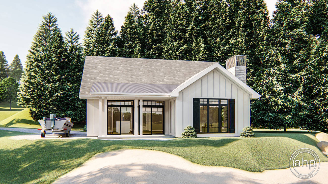 Modern Farmhouse Cabin Plan | Pacific Crest