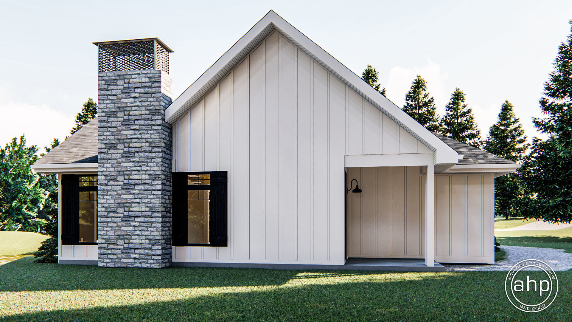 Modern Farmhouse Cabin Plan | Pacific Crest