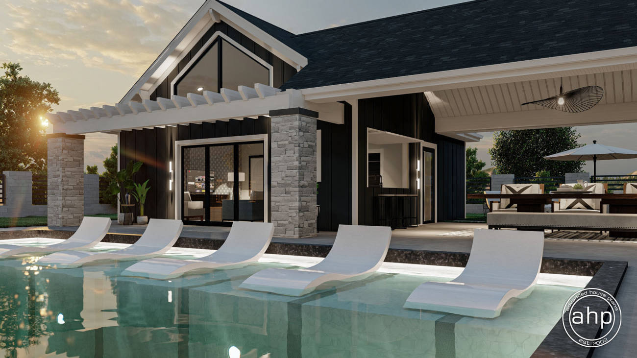 Tower Plan Pool House 4 Bedroom House Plans With Pool Images Free