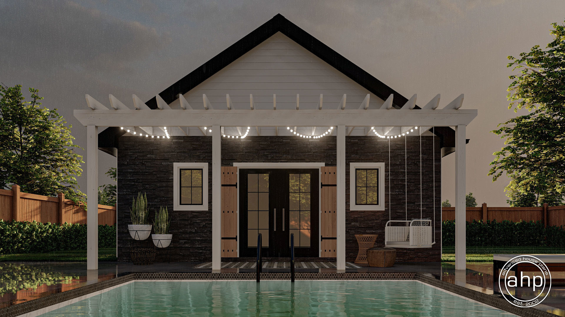 Pool House Plan | Tranquility