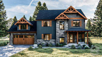 2 Story Modern Mountain House Plan | Aspen