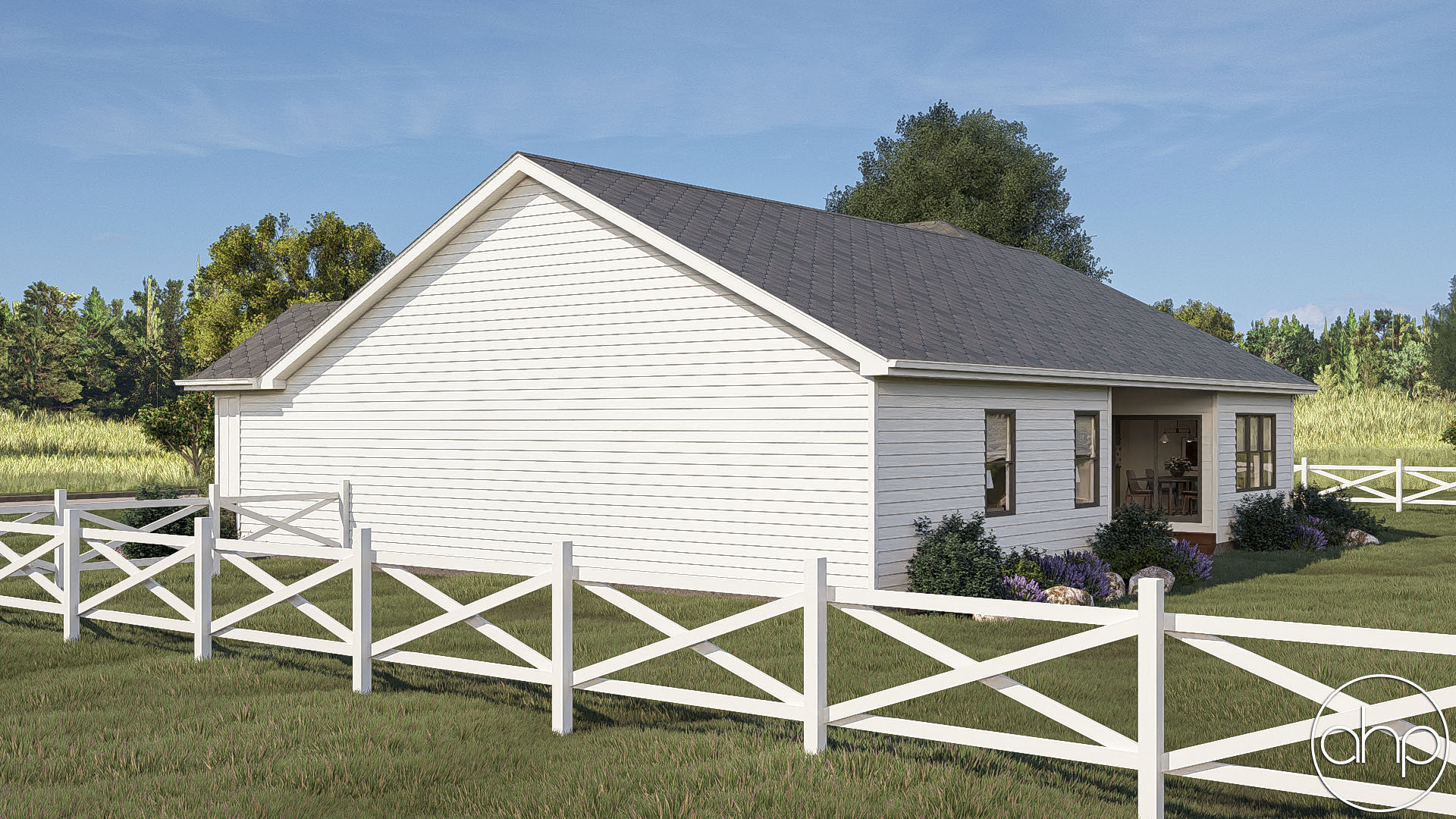 1 Story Modern Farmhouse Plan | Caroline